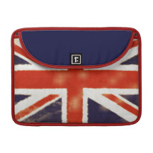 UK Flag Vintage Union Jack MacBook Pro Sleeve