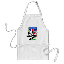 UK Football Panda Aprons