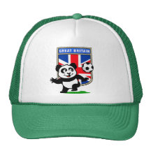 UK Football Panda Hat