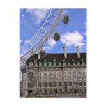 (UK) LONDON EYE views Postcard