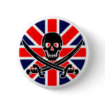 UK pirate flag. buttons