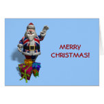 UK Santa Claus Greeting Cards