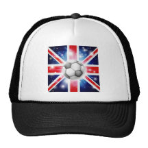 UK soccer flag Trucker Hat