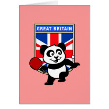 UK Table Tennis Panda Cards