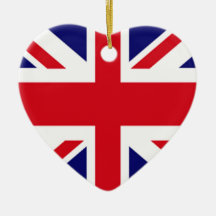 UK Union Jack Christmas Tree Ornament