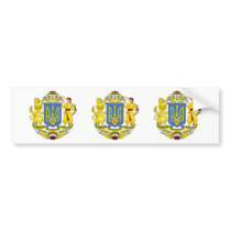 Ukraine Coat of Arms Bumper Stickers