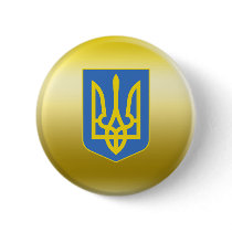 Ukraine- Coat of Arms Pinback Buttons