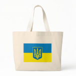 Ukraine Flag w COA Tote Bag