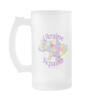 Ukraine Map Mug