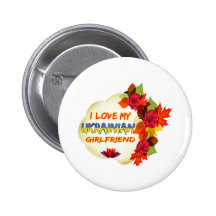 Ukrainian Girlfriend designs Pinback Button