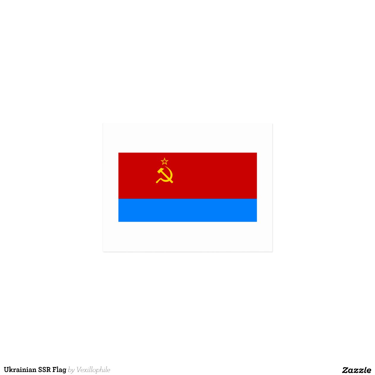 Ukrainian SSR Flag | Zazzle