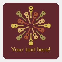 Ukulele custom stickers