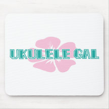 Ukulele Gal Mouse Pad