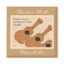 Ukulele Haiku Art Magnet