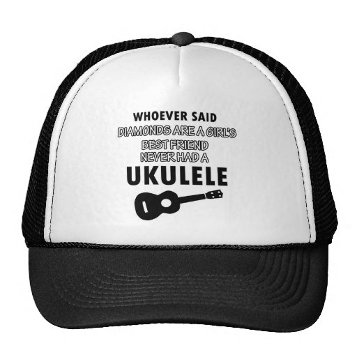 Ukulele musical instrument designs hats Zazzle