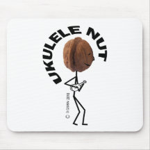 Ukulele Nut Mouse Mat