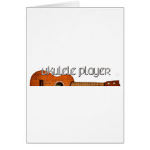 Ukulele Player Magazine Logo Card