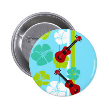 Ukulele Time! Pinback Button