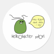 Ulcer Round Stickers