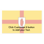 Ulster, Ireland flag business cards