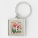 Ulster Mary Flower Monogram Keychain