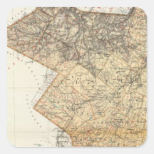 Ulster, Orange counties Square Sticker