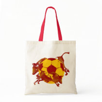 Ulta hot Spanish Running of the bulls soccer gifts Canvas Bag