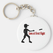 Ultimate Frisbee Love at First Flight Key Chains