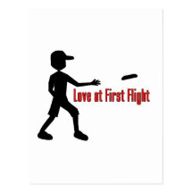 Ultimate Frisbee Love at First Flight Post Cards