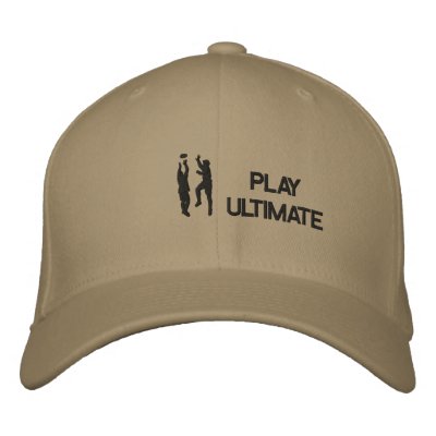 Ultimate Frisbee Stiched Hat Embroidered Baseball Caps