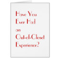 Ultimate Out-of-Closet Card