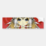 Ultra Cute Anime Girls -Girl Power- powerful girls Bumper Stickers