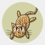 Ultra Cute Anime Leopard Kitty Sticker
