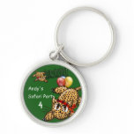 Ultra Cute Leopard Safari Birthday Invitations Wit keychains