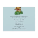 Ultra Cute Safari Leopard Birthday Invitations postcards