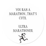 Ultra Marathon Stickers