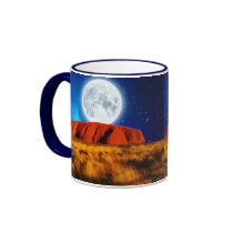 ULURU Ayer's Rock Australian Outback Art Mug