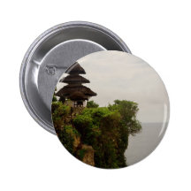Uluwatu temple in Bali Pinback Buttons