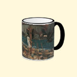 Ulysses and the Sirens by JW Waterhouse, Victorian mugs