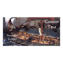 Ulysses and the Sirens Personalized Photo Card