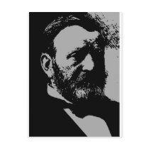 Ulysses S. Grant silhouette Postcard