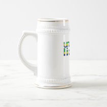 Uma Filha Linda Brazil Flag Colours Coffee Mugs