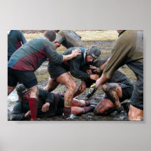Umass Lowell Rugby Ruck Print