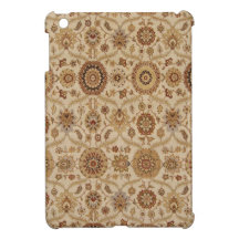 Umber Tawny Floral Persian Tapestry Design