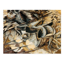 Umberto Boccioni - Charge of the Lancers Post Cards