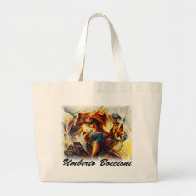 Umberto Boccioni - Dynamism of a Soccer Player Tote Bags