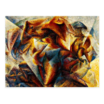 Umberto Boccioni - Dynamism of a Soccer Player Postcards