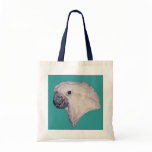Umbrella Cockatoo Small Tote bags