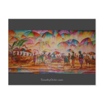 Umbrella Market - Postcard