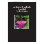 Umbrella on the Water Card